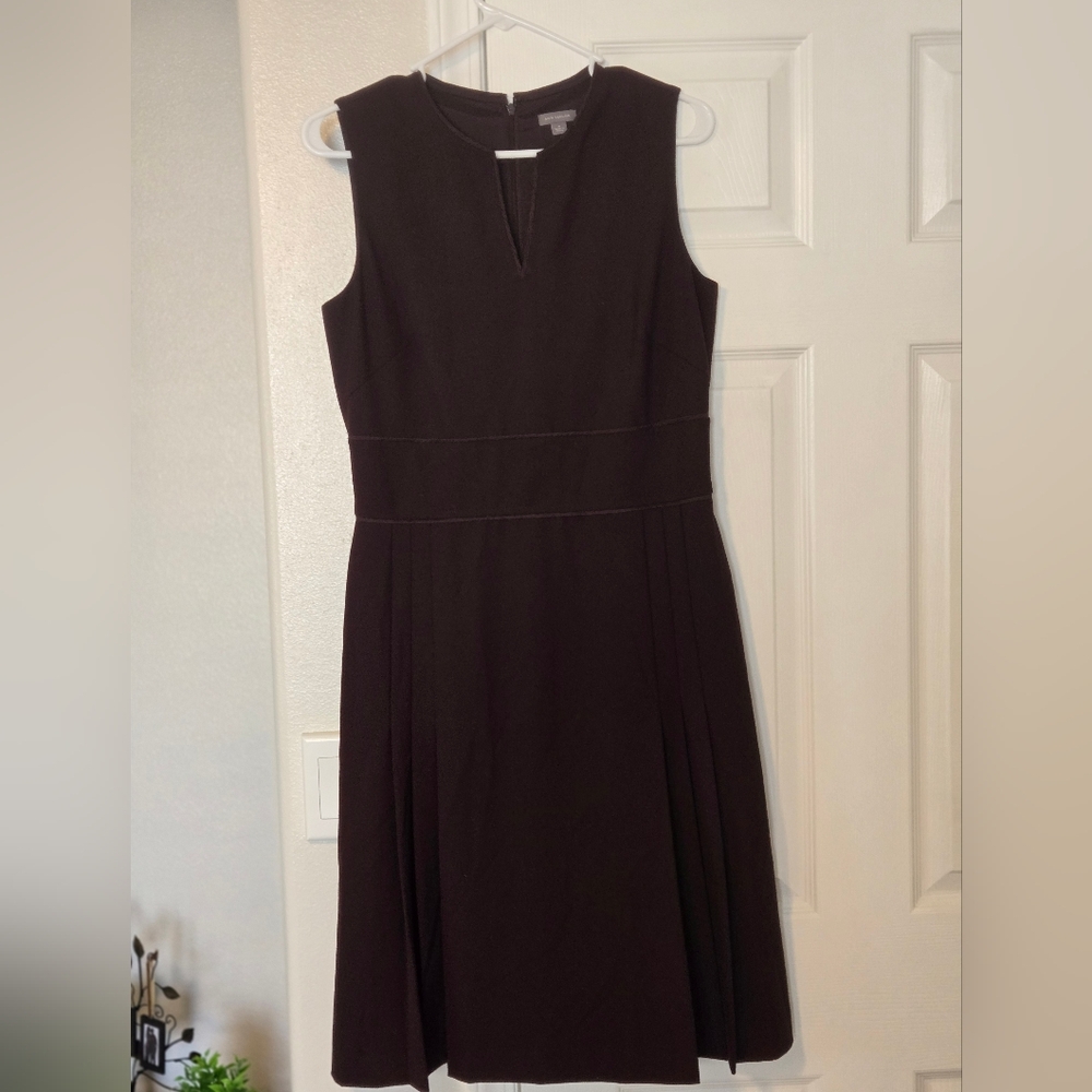 Ann Taylor Elegant Dark Brown Dress